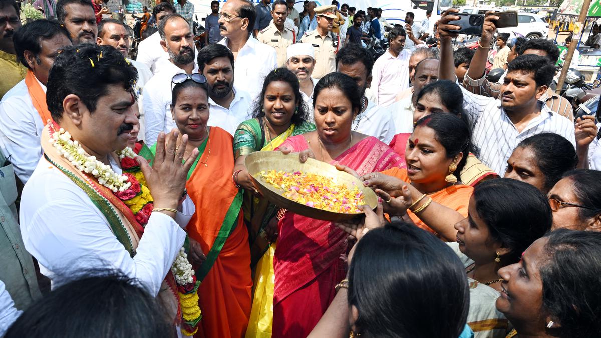 BJP-TDP-JSP Alliance Candidate C.M. Ramesh Kicks Off Election Campaign ...